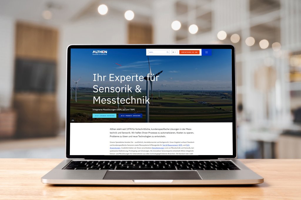Althen mit neuer Website