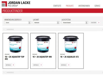 Übersichtlich, benutzerfreundlich, responsiv