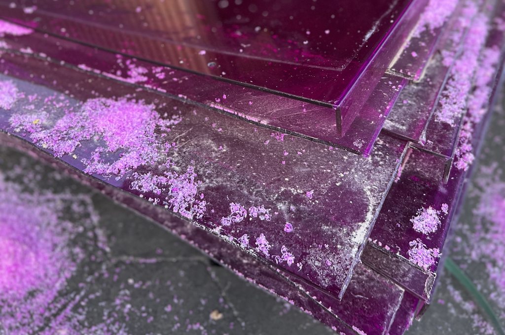 Beim Messe- und Ladenbau fällt viel Verschnitt an (Bild: Covestro).