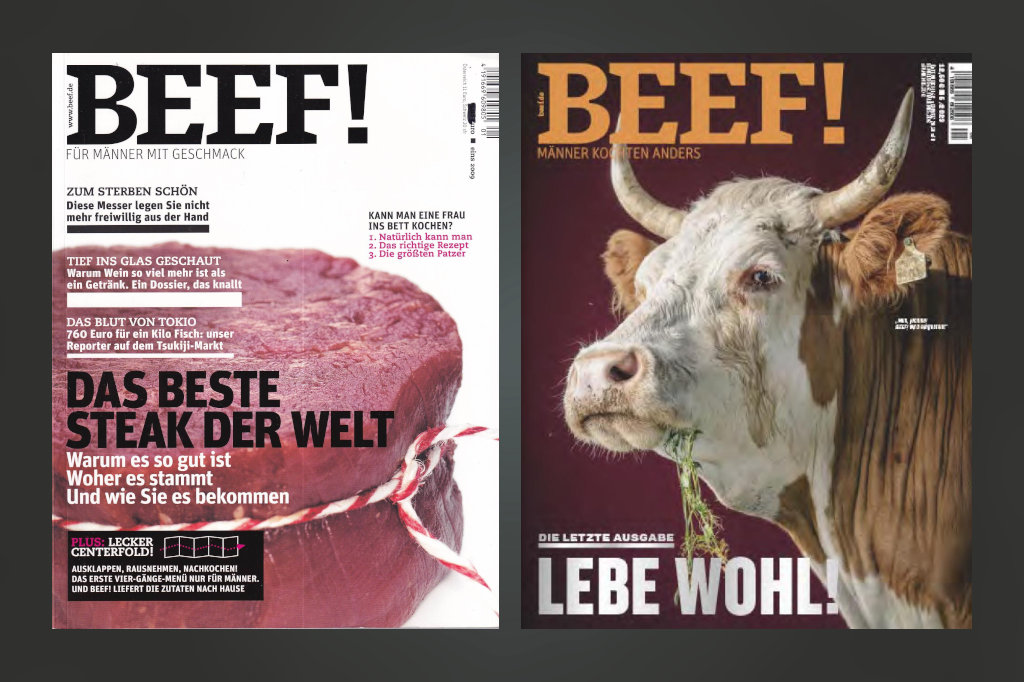 Eingestellt: Kochmagazin »Beef!«