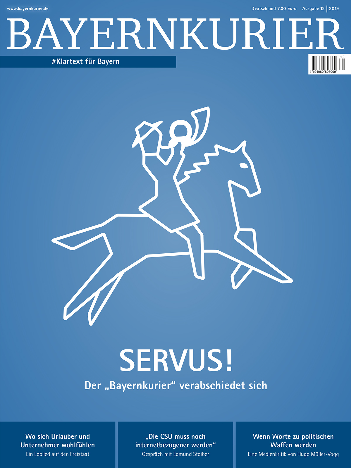 Eingestellt: »Bayernkurier«