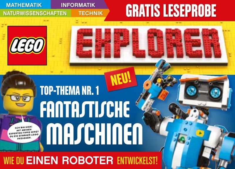 Neues Magazin für Kinder: »Lego Explorer«