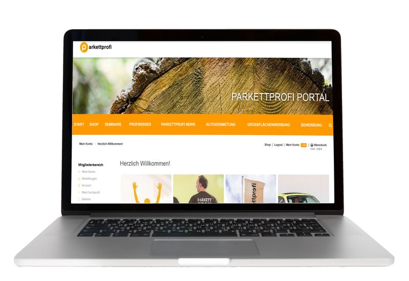 Online-Plattform für Parkettprofis