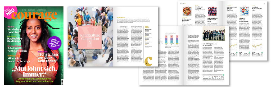 Neues Finanz- und Karrieremagazin: »Courage«