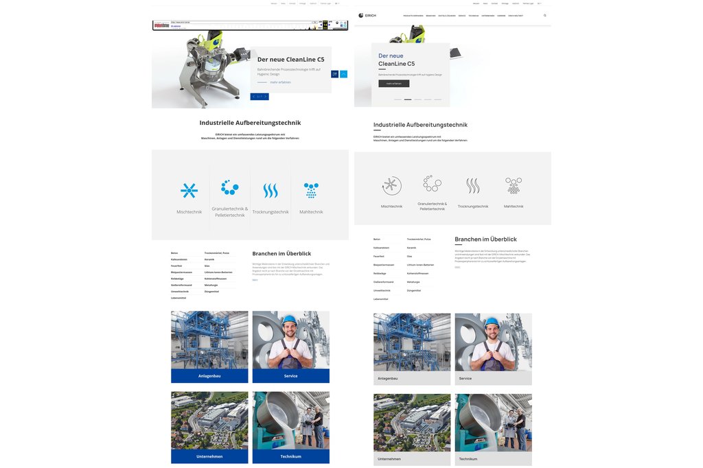 Eirich modernisiert Markenauftritt für ein globales und zeitloses Erscheinungsbild
