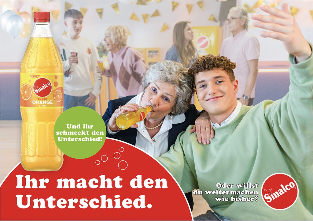 Hövelmann setzt für neuen Sinalco-Spot Mitarbeitende in Szene