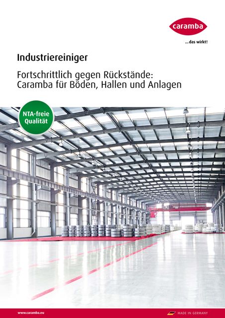 Titelseite der Broschüre. Bild: Caramba