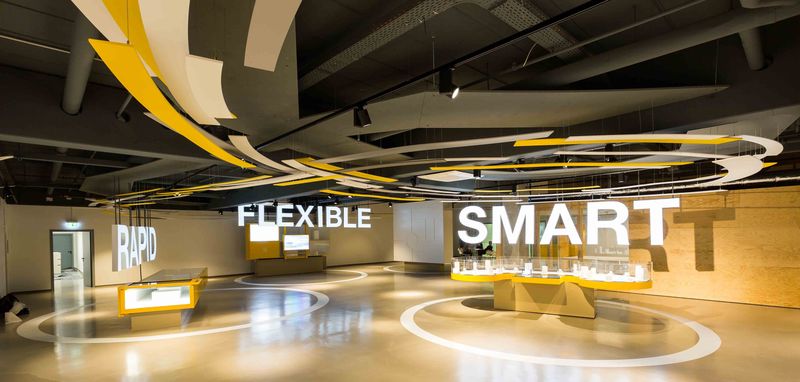 Überzeugt hat insbesondere das »Imagination Center«, in dem Marke und Geschichte erlebbar werden. Bild: Dematic