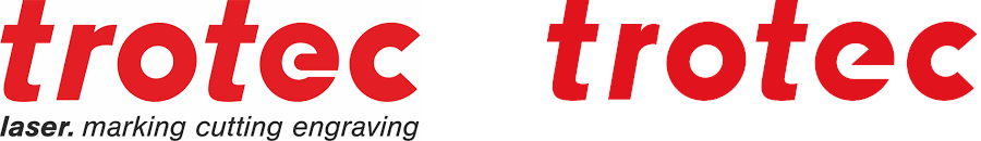 Links das alte, rechts das neue Logo (Quelle: Trotec).