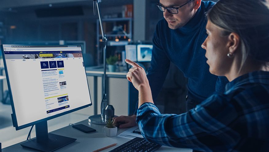 Neue Website mit höherem Info-Gehalt