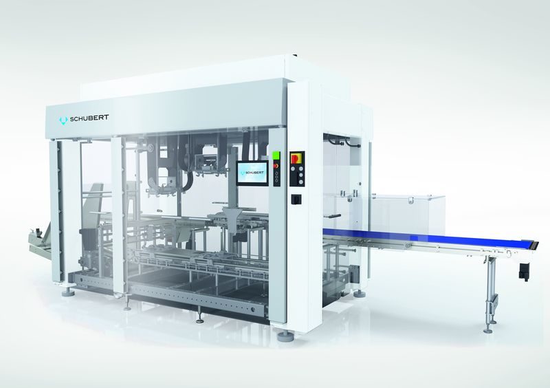 Der neue »Schubert lightline«-Kartonpacker ist konzipiert für Verpackungsaufgaben mit definierten Produkt- und Verpackungsformaten. Bild: Gerhard Schubert GmbH