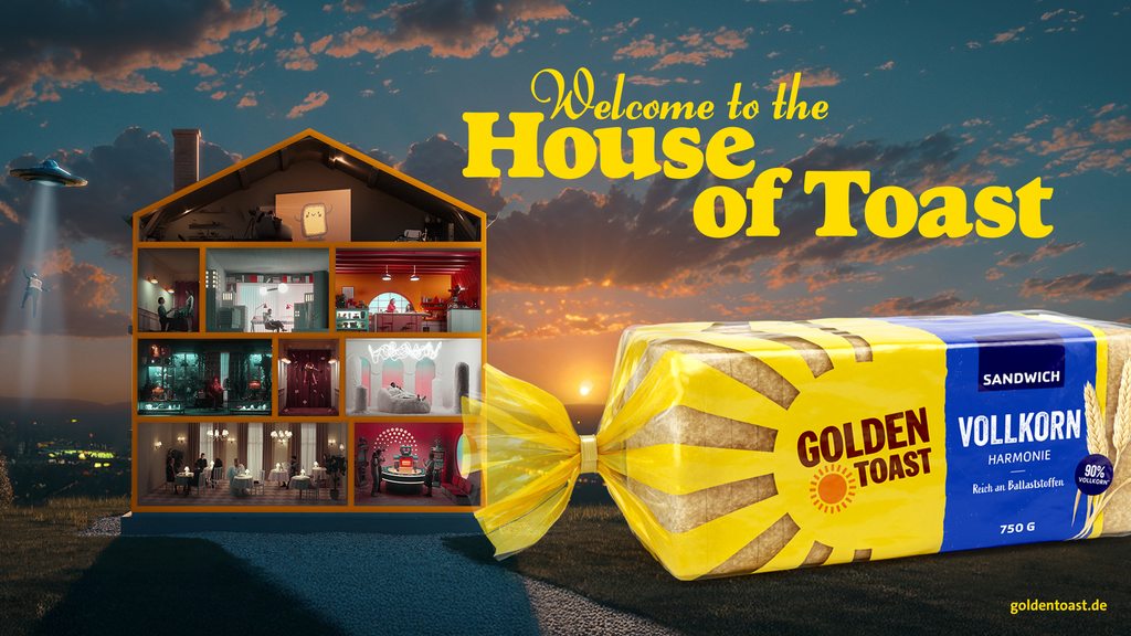 Golden Toast mit neuer 360°-Kampagne