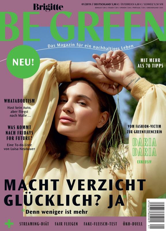 Titelseite der Erstausgabe mit Influencerin DariaDaria. Bild: G+J