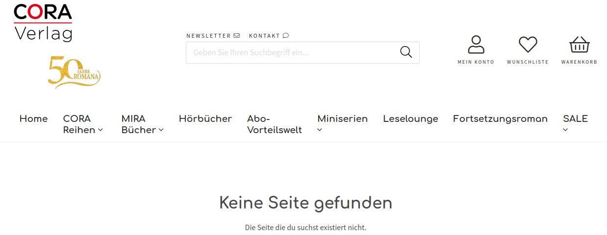 Screenshot Abo-Seite