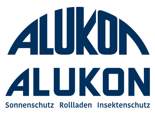 Vergleich altes (oben) und neues Alukon-Logo.