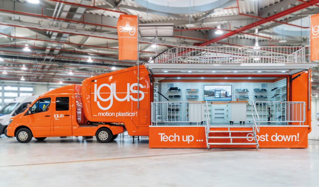 Igus geht mit XXL-Truck auf Roadshow
