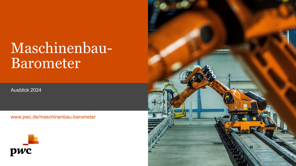 Maschinenbau-Barometer von PwC sieht kein Wachstum für 2024