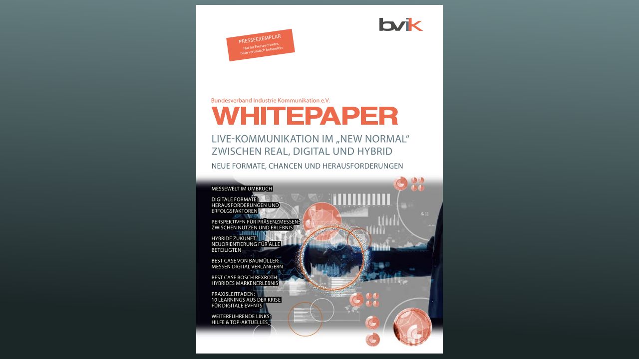 Whitepaper zur Industriemesse der Zukunft
