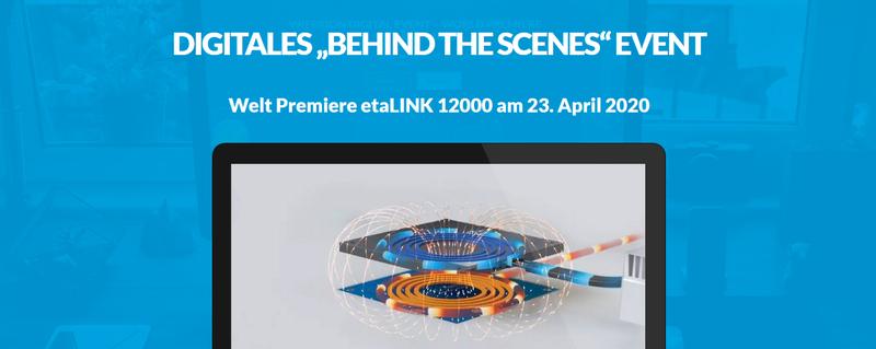 Virtuelle Produktpremiere. Screenshot: www.wiferion.com