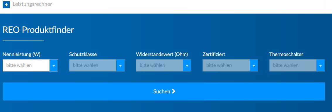 Produktfinder für Bremswiderstände