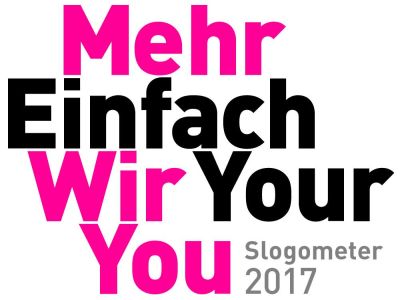 Die häufigsten Wörter in Werbeslogans 2017